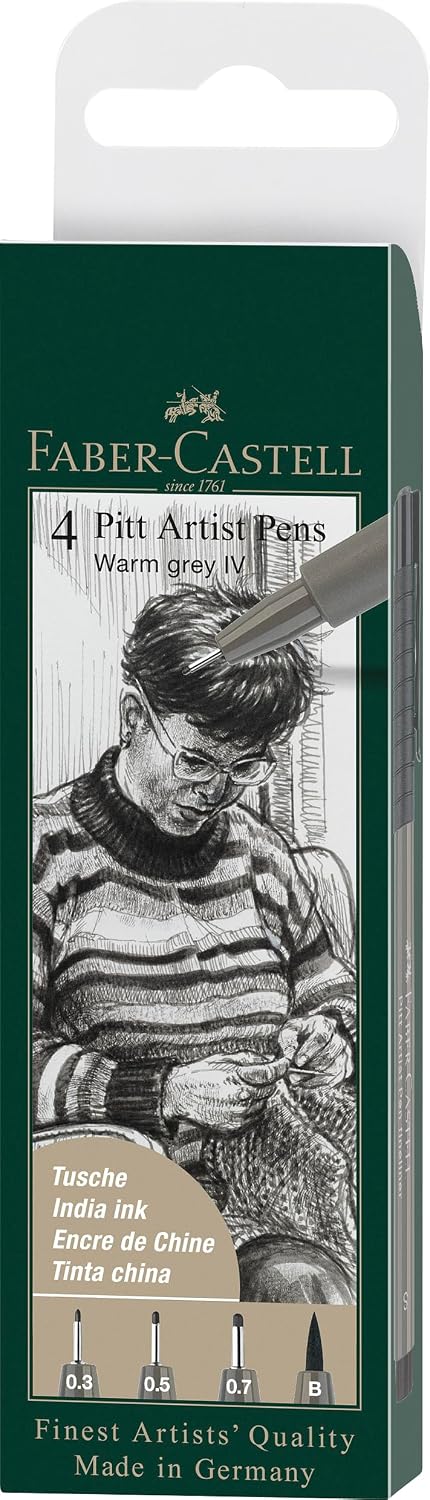 Thumbnail 6 de Faber-Castell Sketch Set 9-teilig – skissset med skissbok och 8 pennor