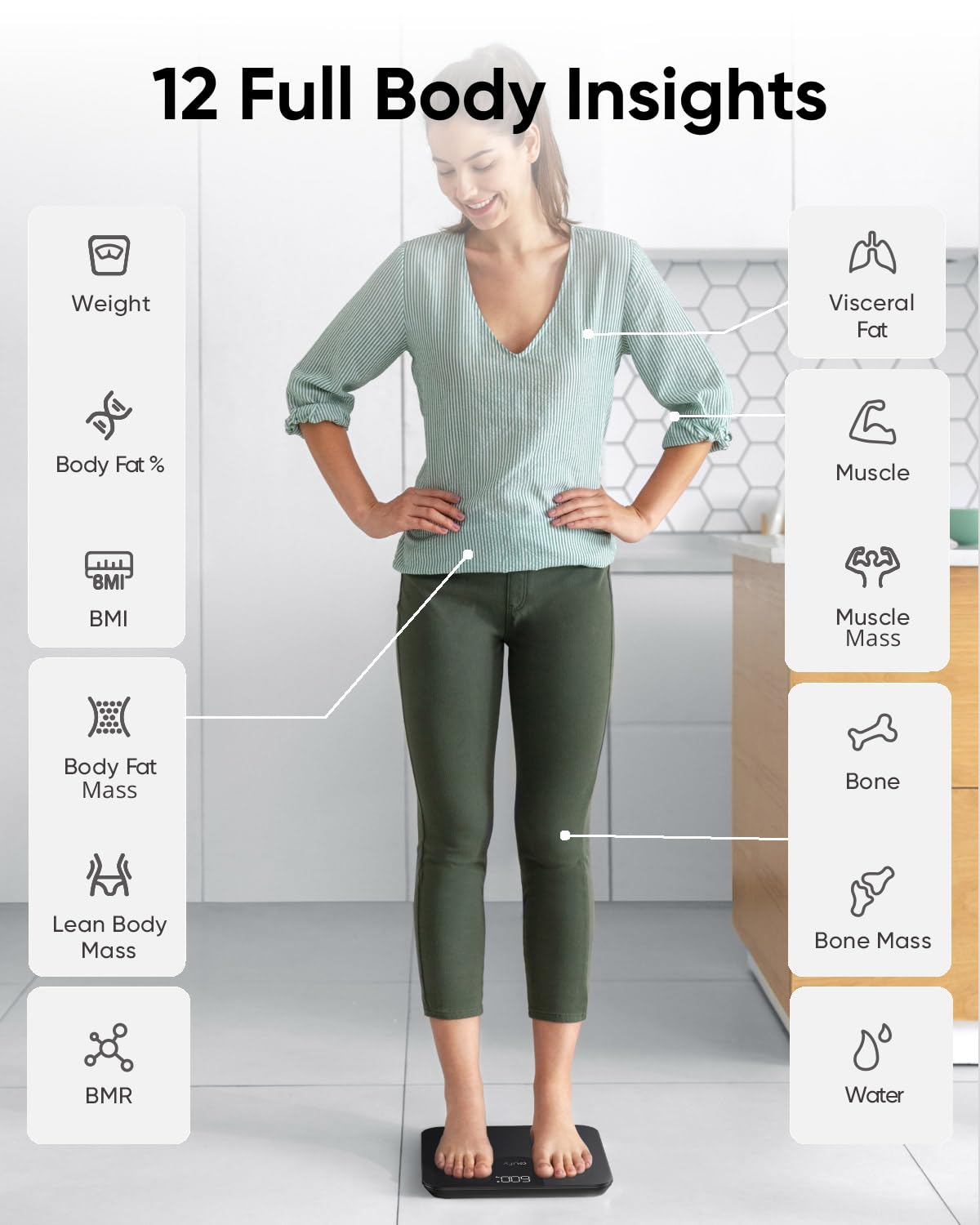 Thumbnail 3 de eufy Smart Scale A1 — Body composition 12 measurements ⚖