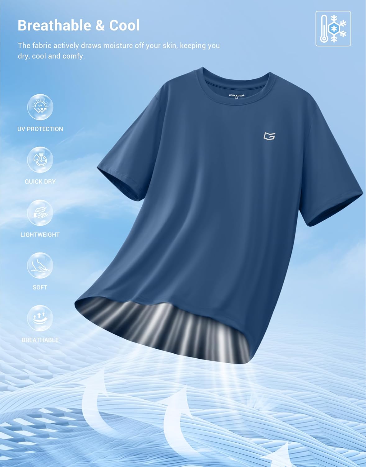 Thumbnail 3 de G Gradual Men's Swim Shirt