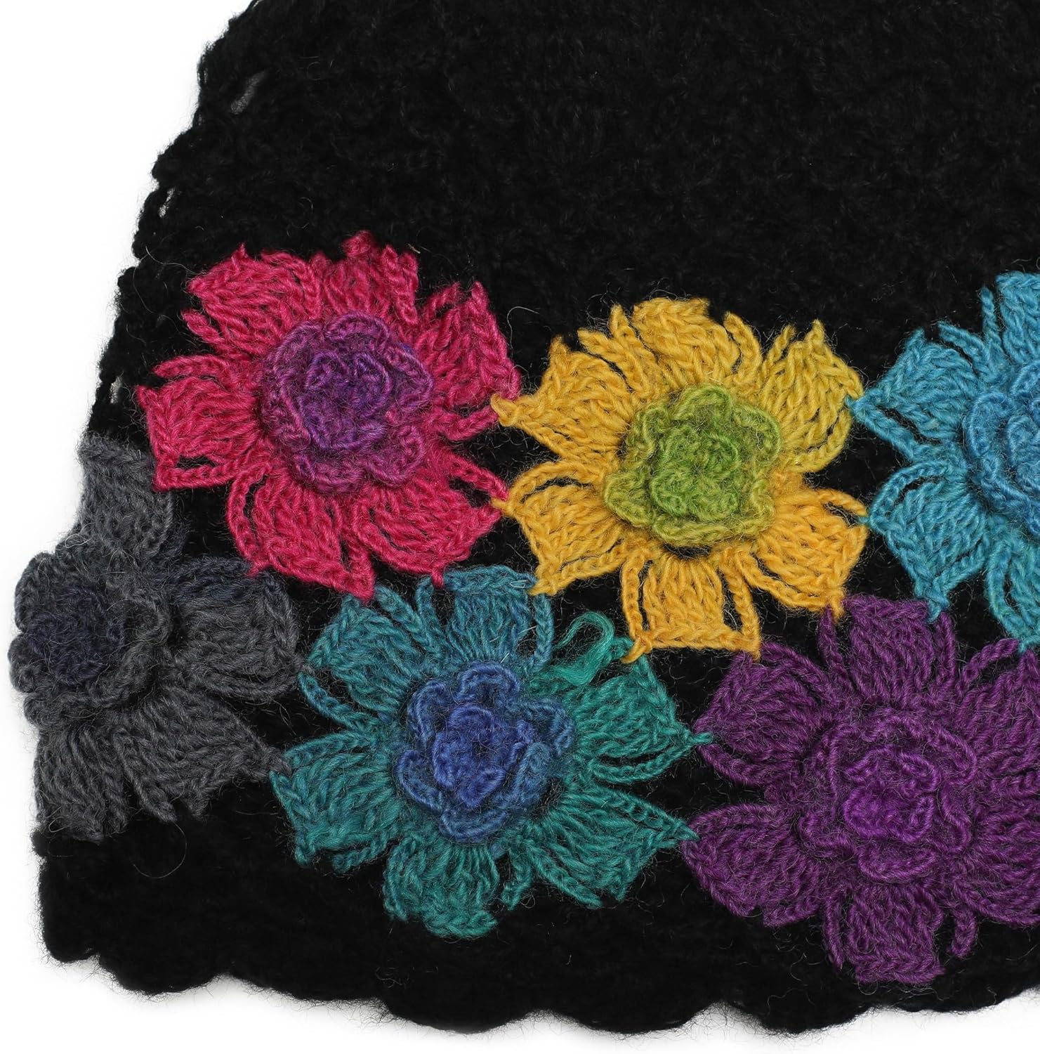 Thumbnail 4 de ZLYC Damen Winter Vintage Wolle Strickmütze Beanie Bowler Hut im Cloche-Stil