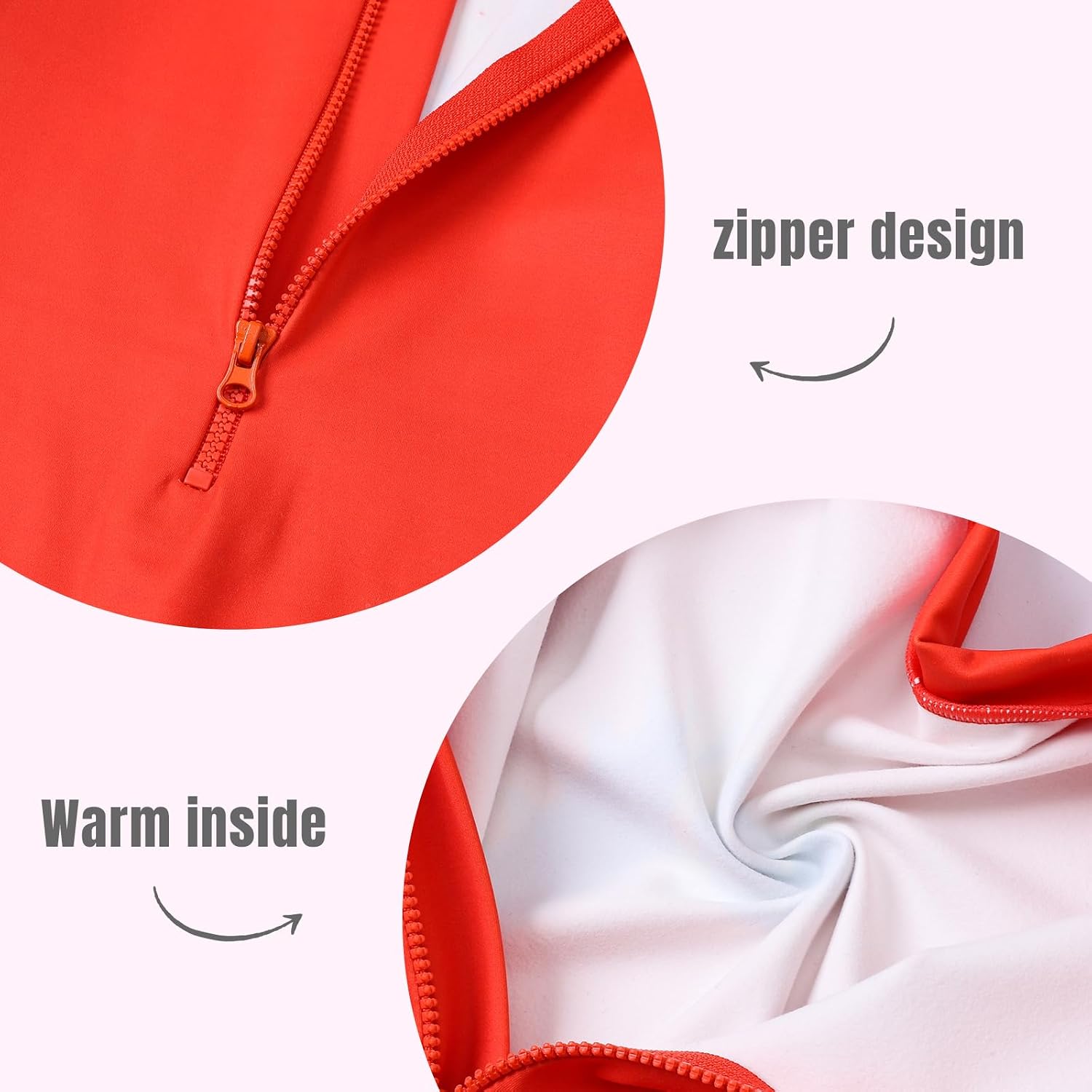 Thumbnail 3 de Ewbob baby swimming warm suit long sleeve rash guard (zip) for girls & boys