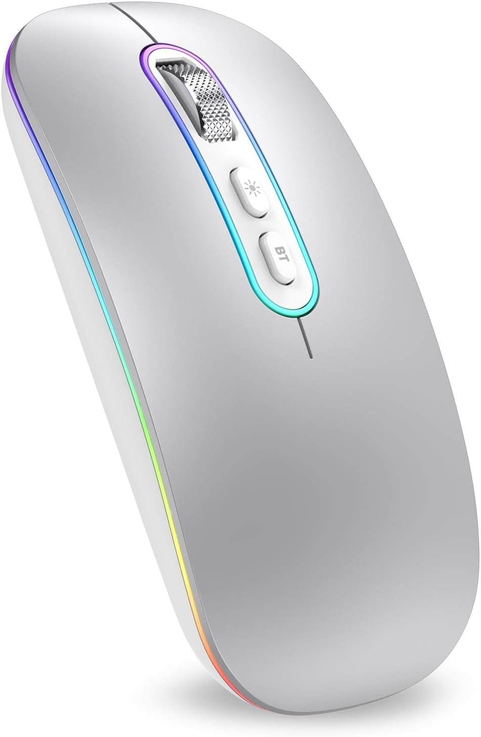 Detalle de cimetech Dual-Mode Bluetooth 5.1 & 2,4 GHz optische Office-Funkmaus (wiederaufladbar) mit USB‑C Adapter