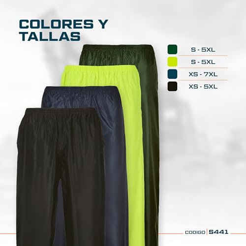 Detalle de Portwest Pantalon de Pluie Unisex Classic jaune, XXXL ⚙