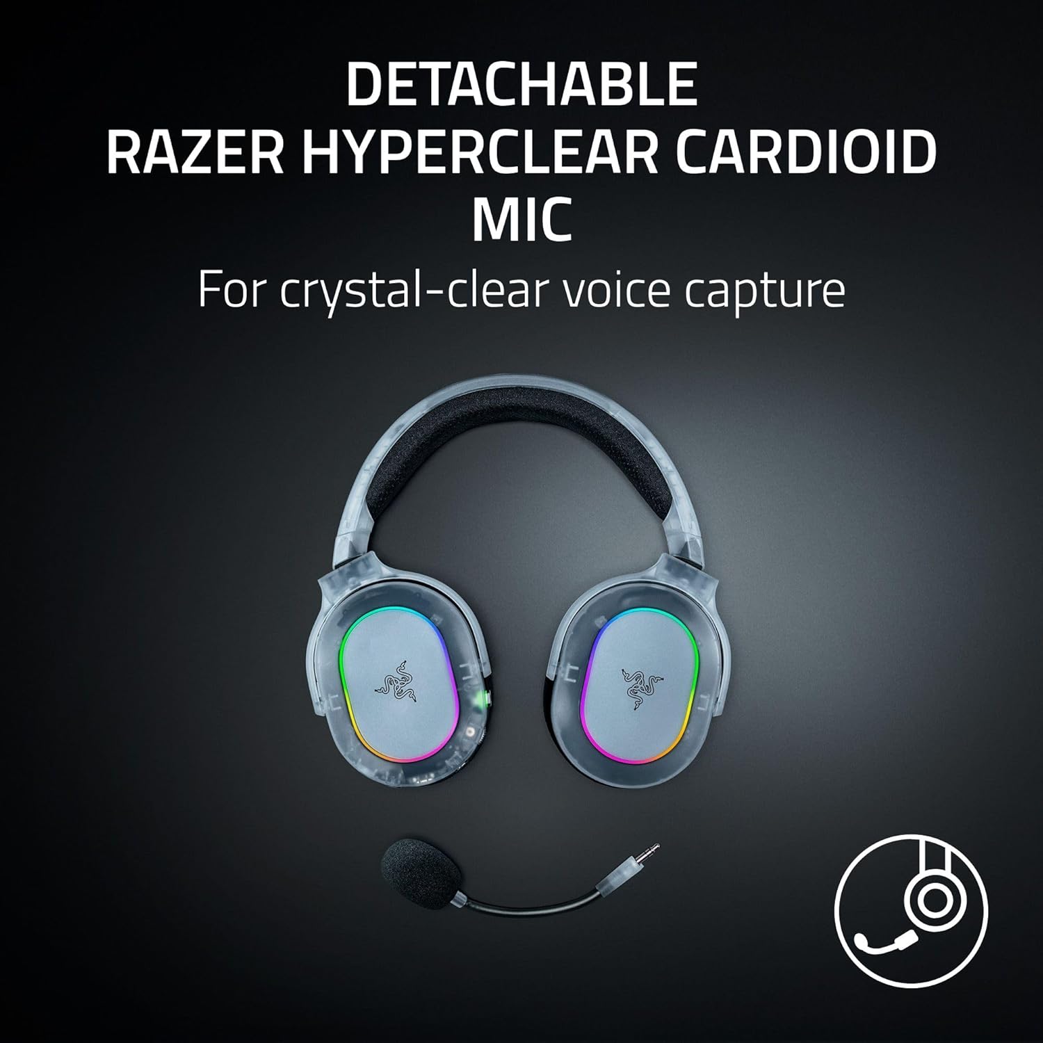 Thumbnail 5 de Razer Barracuda X Chroma Phantom White Wireless Gaming Headset