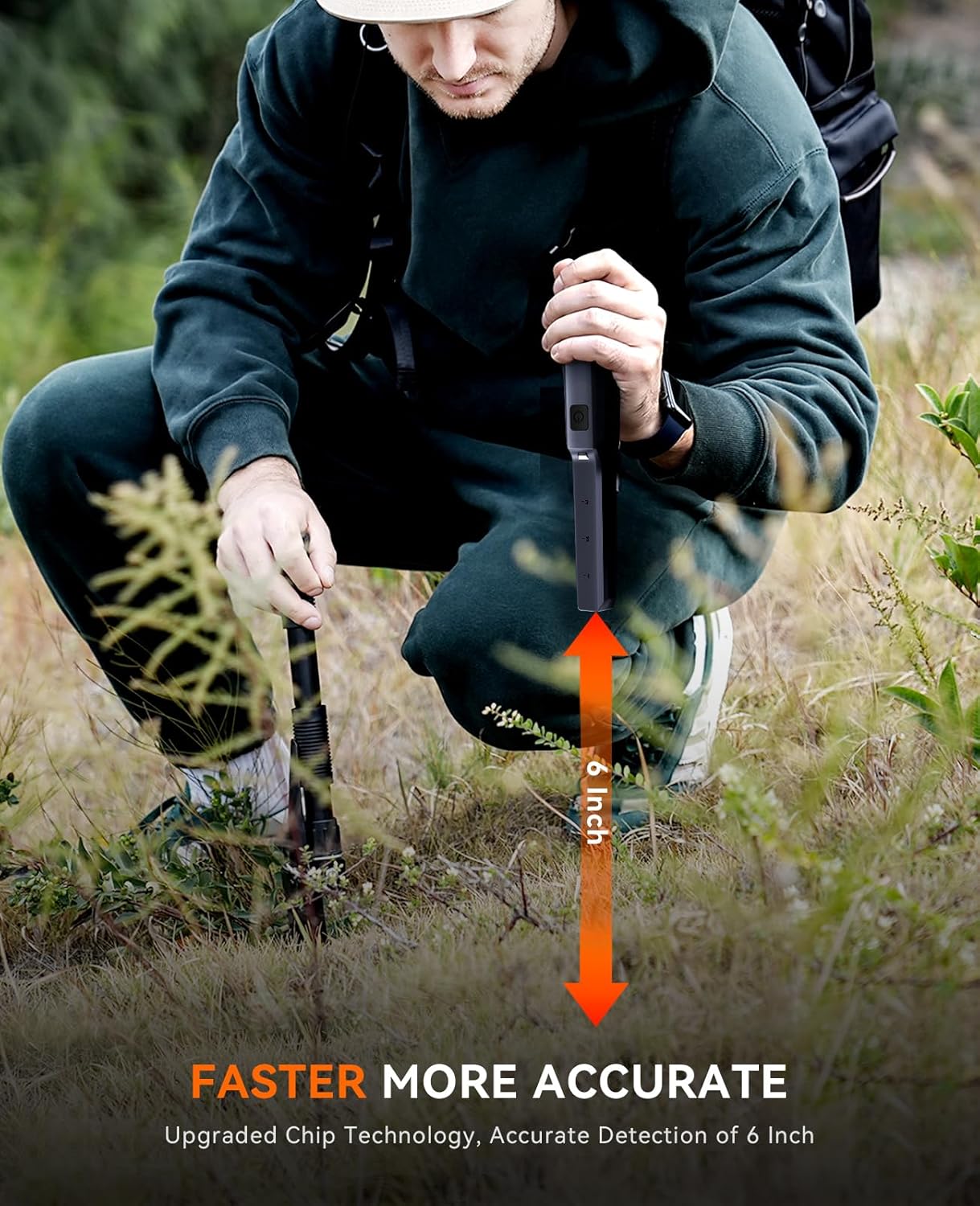 Detalle de SUNPOW Pinpointer Metal Detector 800 mAh