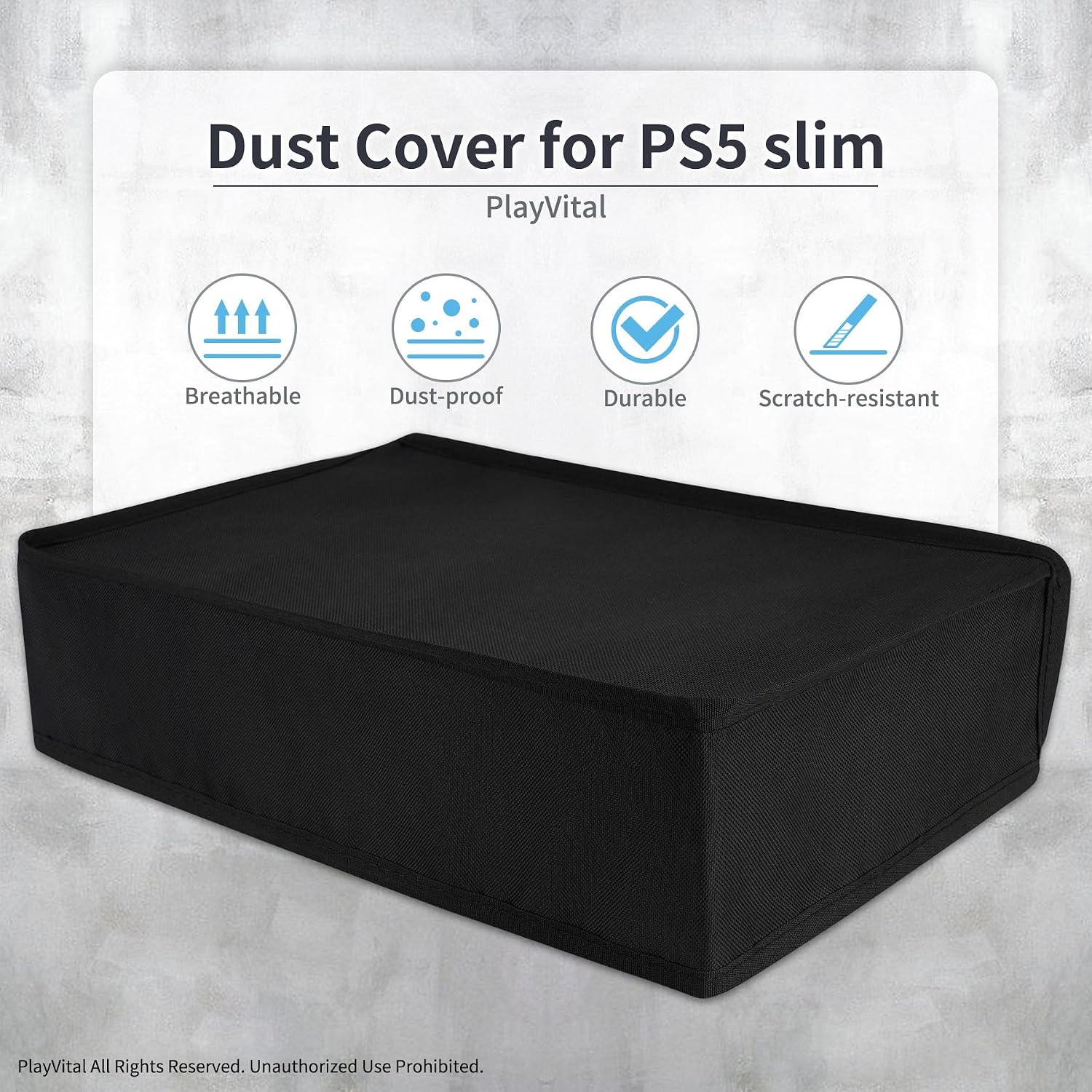 Detalle de PlayVital Dust Cover for PS5 Slim Disc Edition