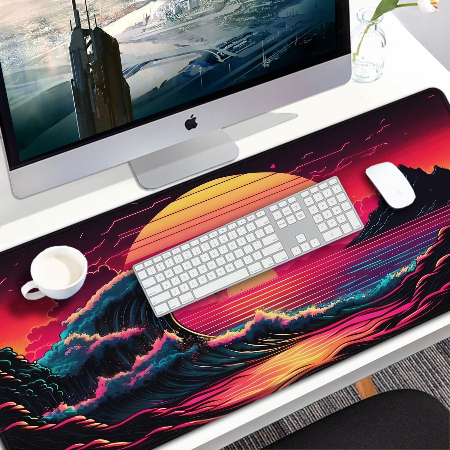Thumbnail 6 de Naukay Large Extended Mouse Pad, 31.5 x 15.7-Inch, Water-Resistant