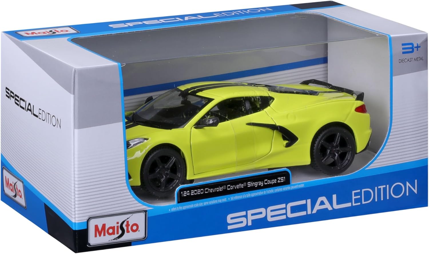 Thumbnail 6 de Maisto Chevrolet Corvette Stingray Coupe ’20 (1:24) Modellauto, grün – Sammel-Edition von Bauer Spielwaren