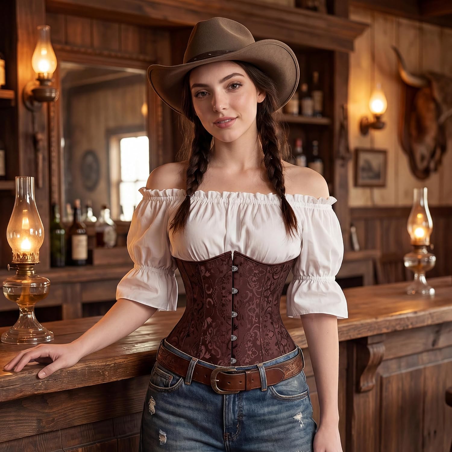 Detalle de Zhitunemi Underbust Corset Top, Polyester