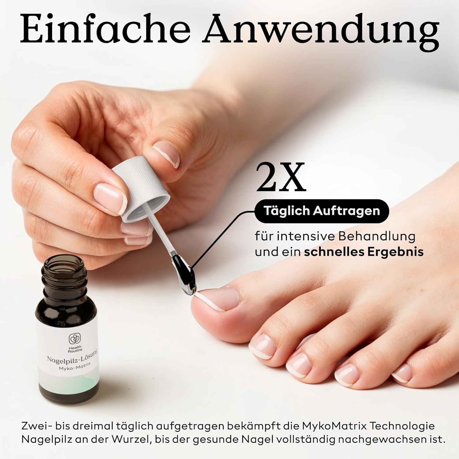 Thumbnail 3 de Health Routine Myko-Matrix Nagelpilz Lösung – CE-zertifiziertes Medizinprodukt für Nagelpflege