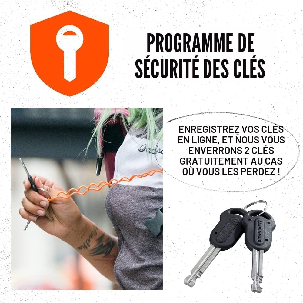 Detalle de Chaine Evolution 1016 – L’antivol en U le plus léger de Kryptonite
