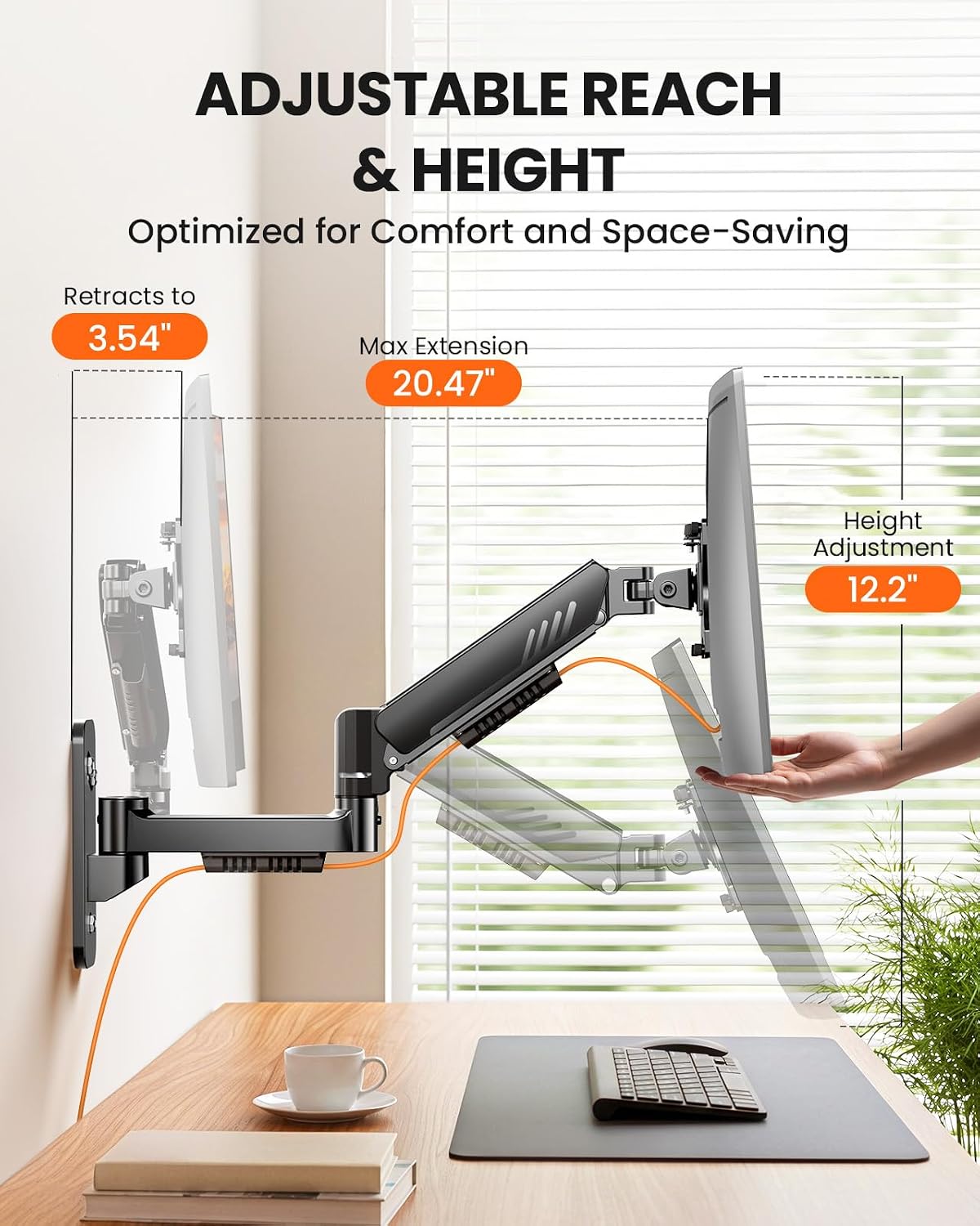 Detalle de ErGear Monitor Wall Mount, 13–34-Inch