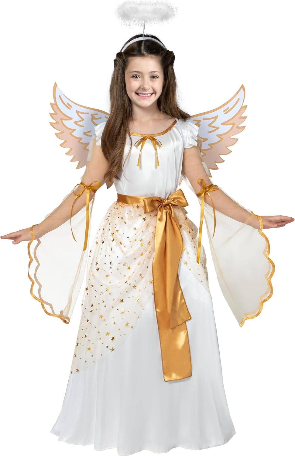Detalle de Spooktacular Creations Girls' Angel Costume, X-Large