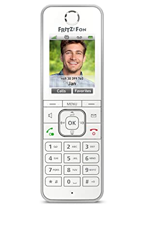 Detalle 2 de FRITZ!Fon C6 – DECT-Komforttelefon mit farbigem Display (weiß/int.)