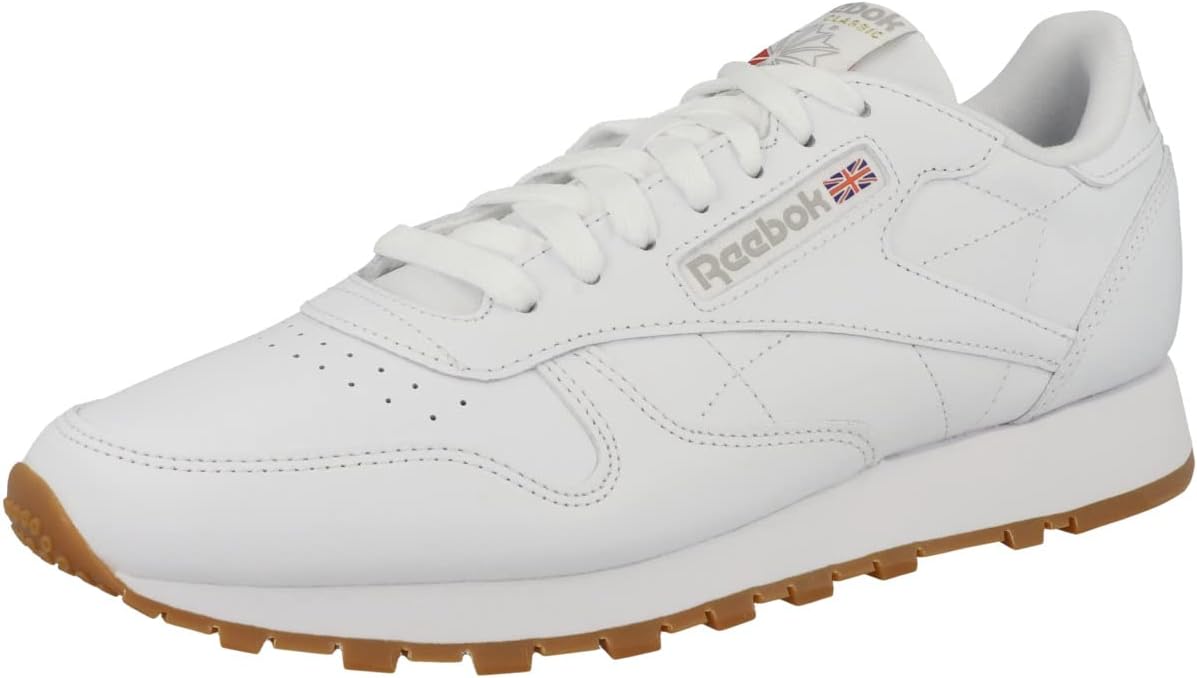 Detalle de Reebok Classic Leather Unisex Sneakers with Supple Leather Upper
