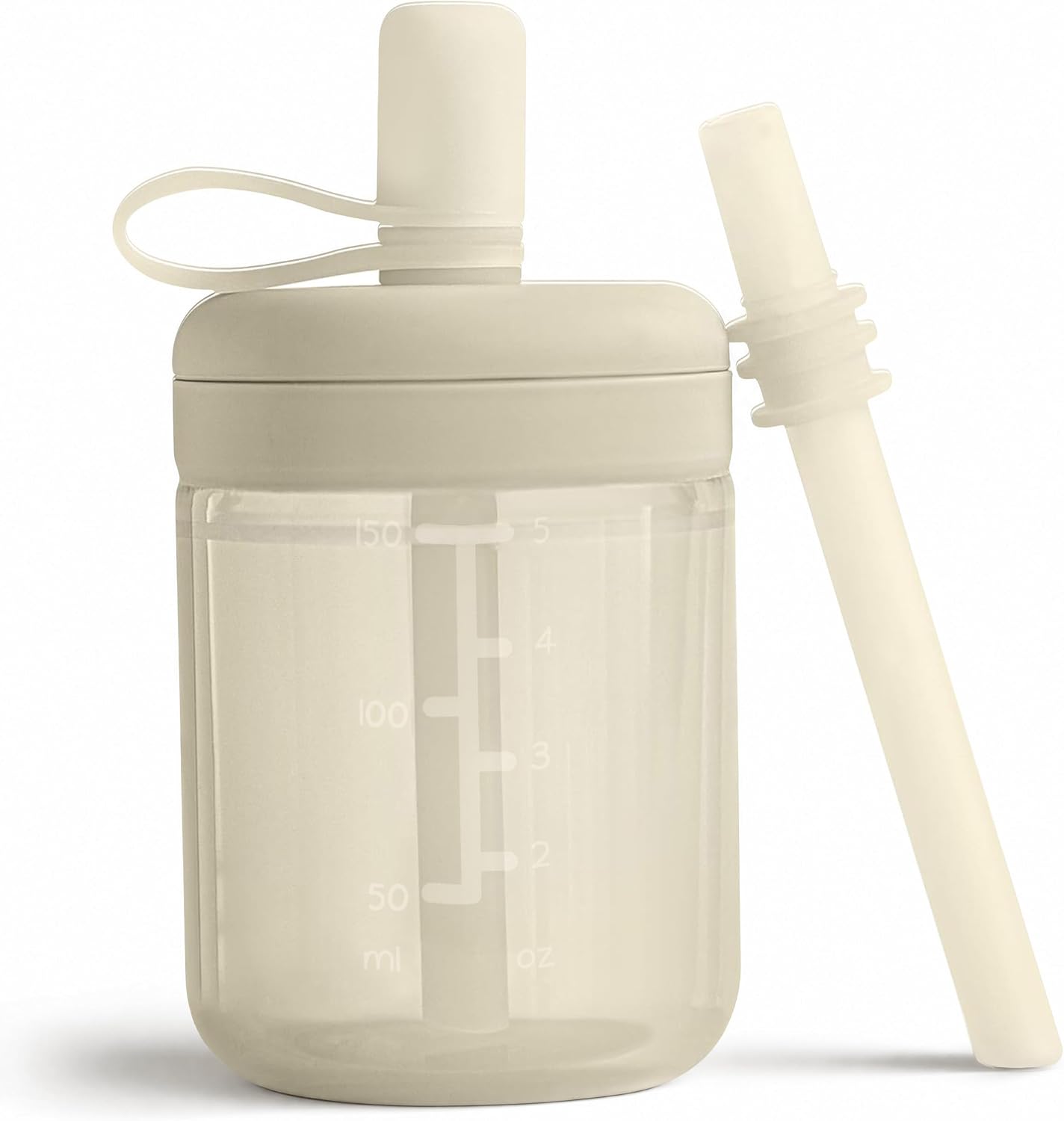 Thumbnail 1 de Moonkie Baby Straw Cup with Silicone Vent and 2-Pack (5 oz) – BPA-Free, Drop-Proof Sippy for 6 Months+