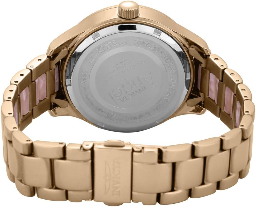 Thumbnail 2 de Invicta Angel Montre Femme 40 mm – Quartz, Acier Inoxydable, cadran rose