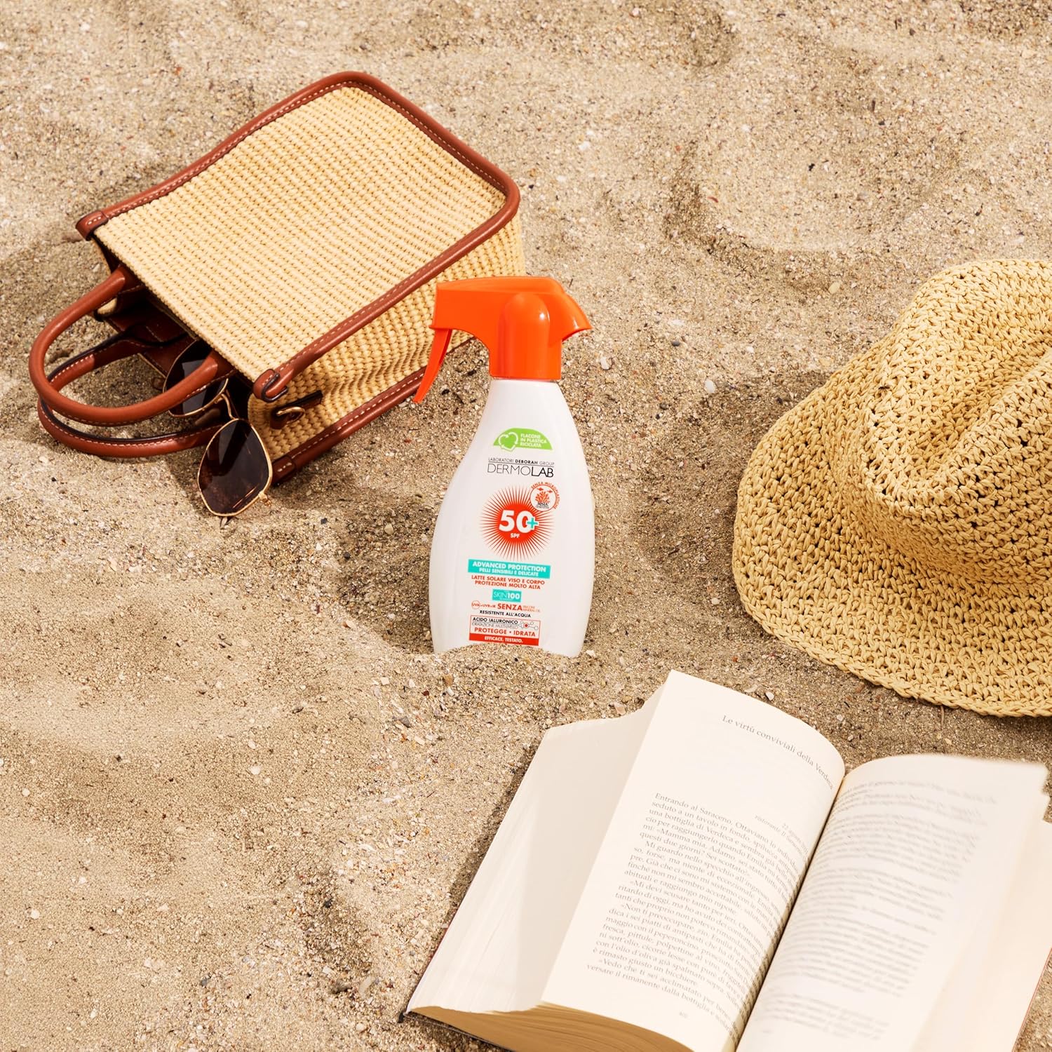 Thumbnail 3 de Dermolab Latte Solare Spray Viso e Corpo SPF 50+ 250 ml – protezione alta per pelli chiare e delicate