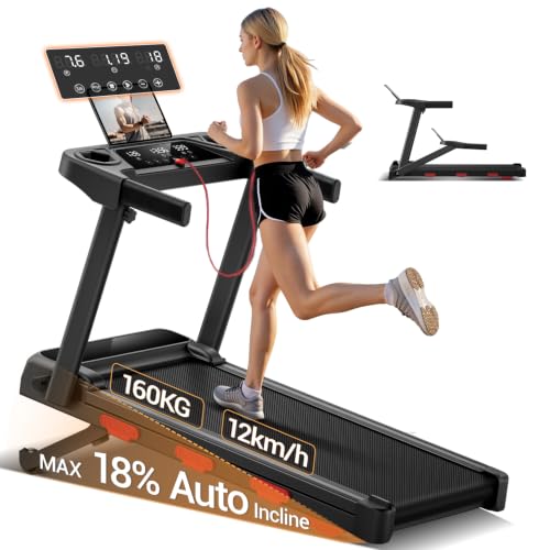 Detalle de LONTEK Tapis de Marche Inclinable Auto — pliable, silencieux et programmable