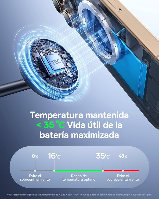 Detalle 2 de Baseus EnerFill Cargador Inalámbrico 3 en 1 45W ⚡