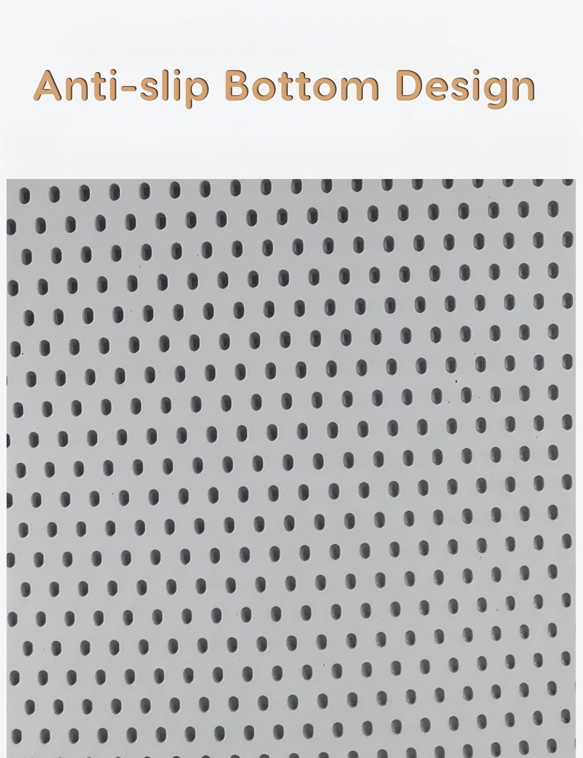 Detalle 2 de Tapis de litière pour chat PalNests, double couche EVA antidérapant imperméable 60 x 40 cm (gris)