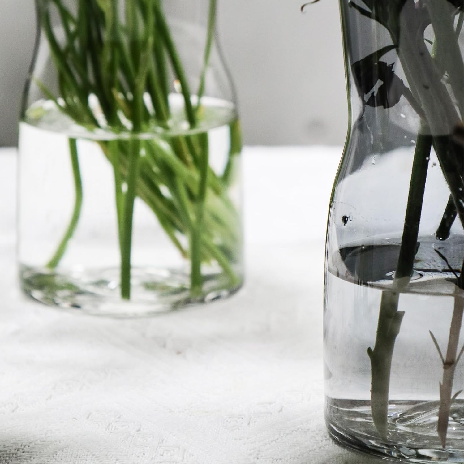 Thumbnail 2 de OFFIDIX Glasvase grau 17,15 cm