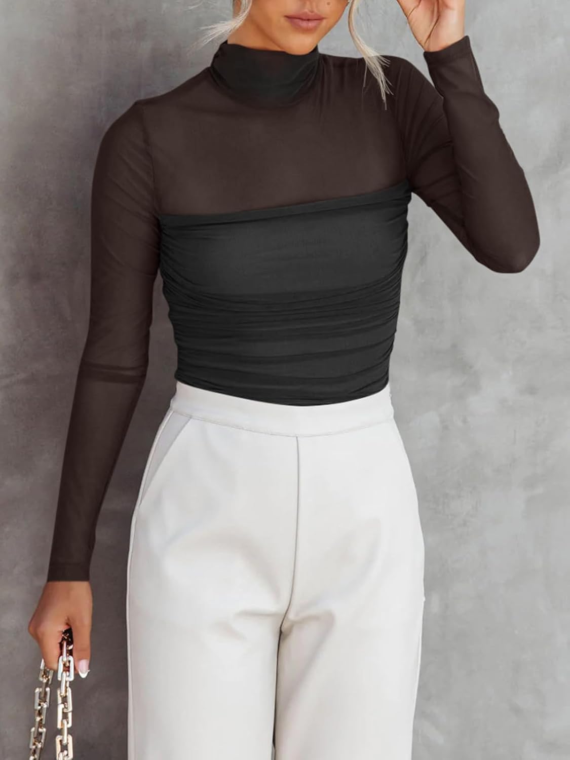 Thumbnail 2 de REORIA Women’s Sheer Mesh Bodysuit