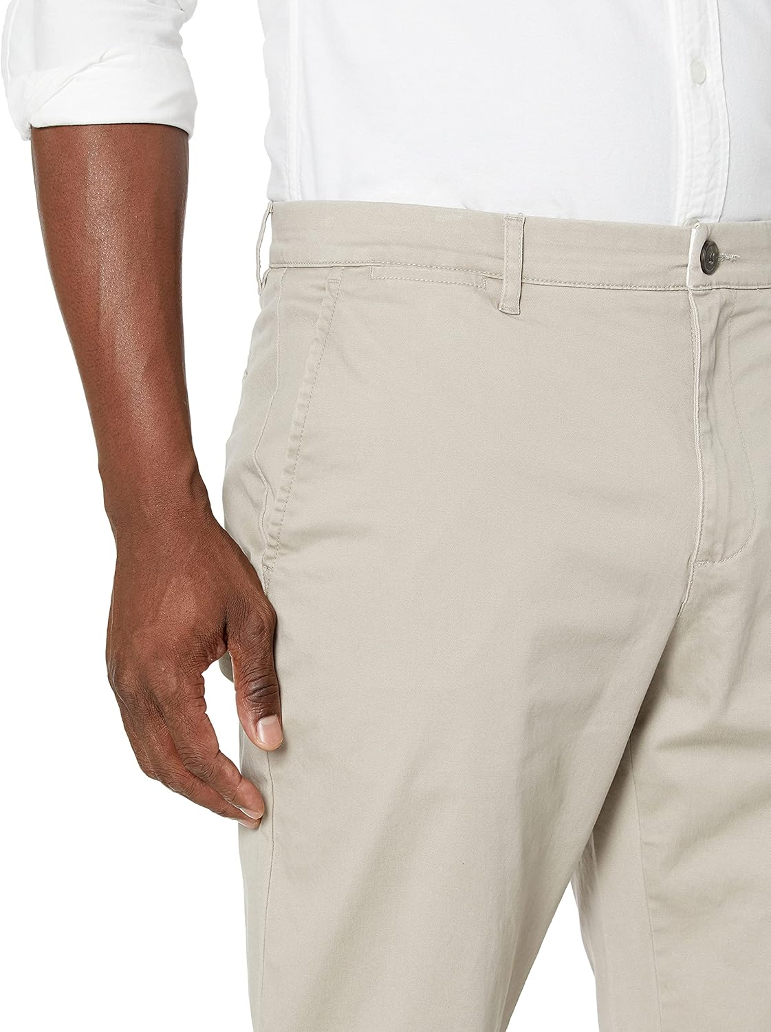 Thumbnail 2 de Amazon Essentials Men's Athletic-Fit Washed Comfort Stretch Chino Trousers