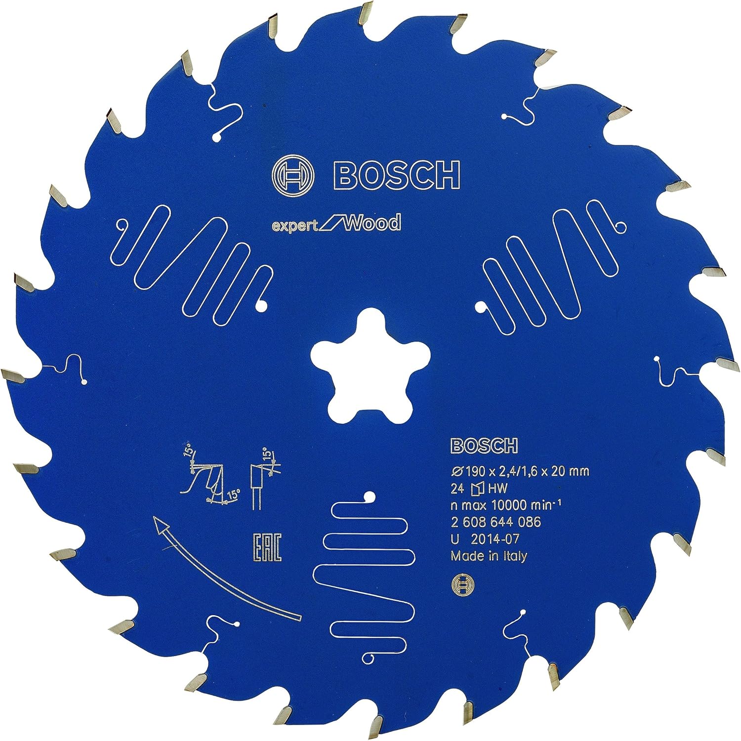 Thumbnail 6 de Bosch EXPERT Wood Kreissägeblatt für Handkreissägen – für Weichholz & Hartholz