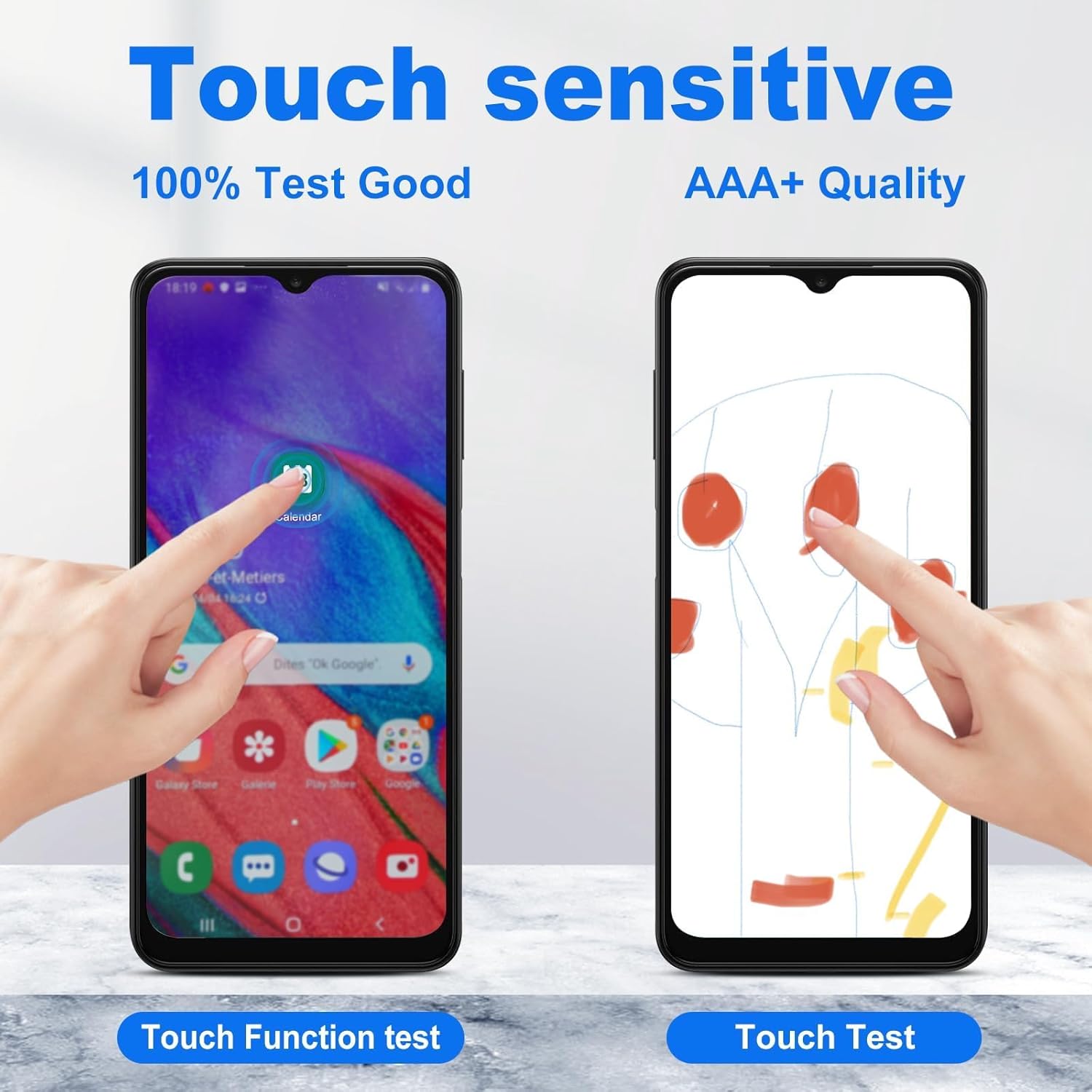 Thumbnail 2 de MP+ Screen Replacement for Samsung Galaxy A14 4G SM-A145R with Frame and Tools