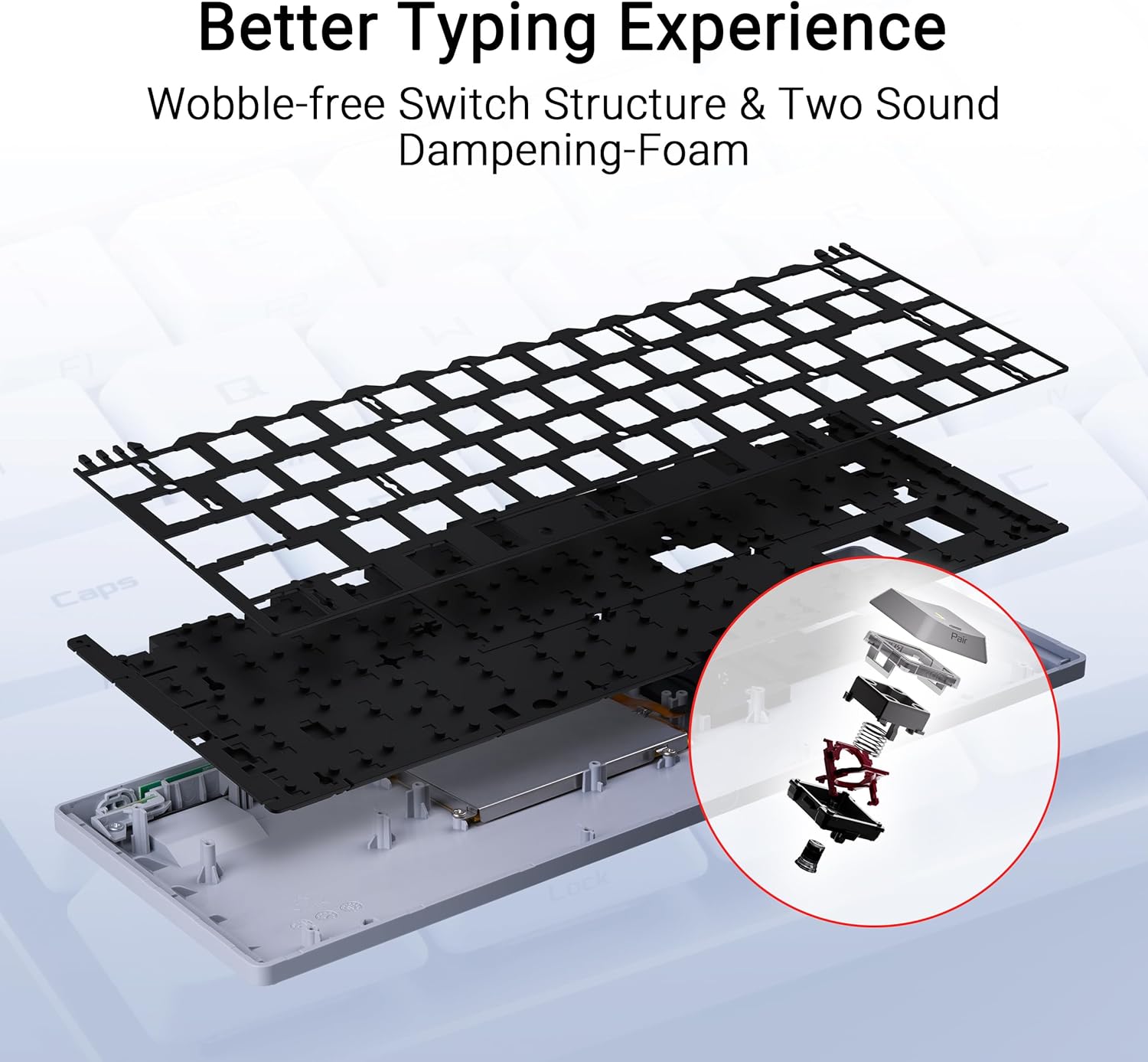 Detalle de ASUS ROG Falchion RX Low Profile Wireless Gaming Keyboard