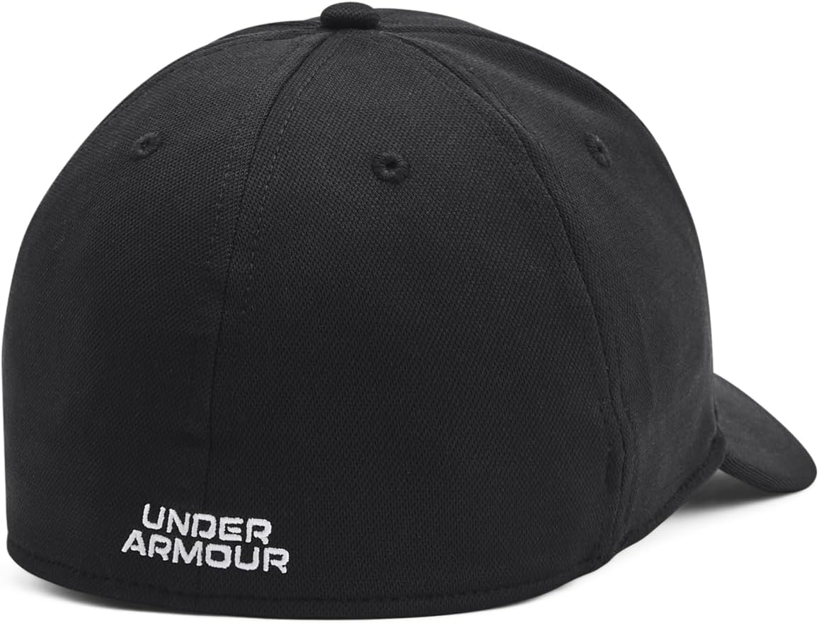 Detalle 2 de Under Armour Blitzing Low Stretch Fit Cap – Black / White (M/L)