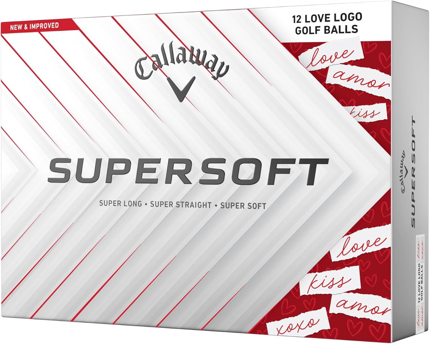 Detalle de Callaway SUPERSOFT 25 ゴルフボール 2ピース構造・低スピン・高弾道、12個入り