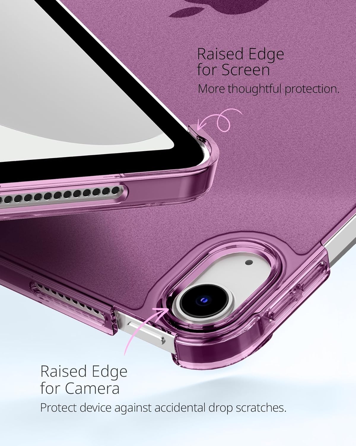 Thumbnail 4 de CACOE Case for iPad A16 11th/10th Gen with Screen Protector (11/10.9in) – Dark Purple