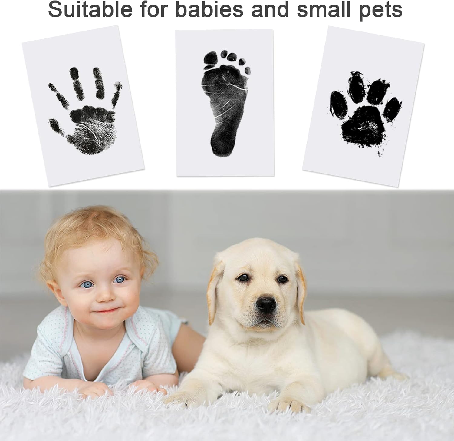 Thumbnail 5 de Nabance Inkless Hand & Footprint Kit 8 cards 🖼