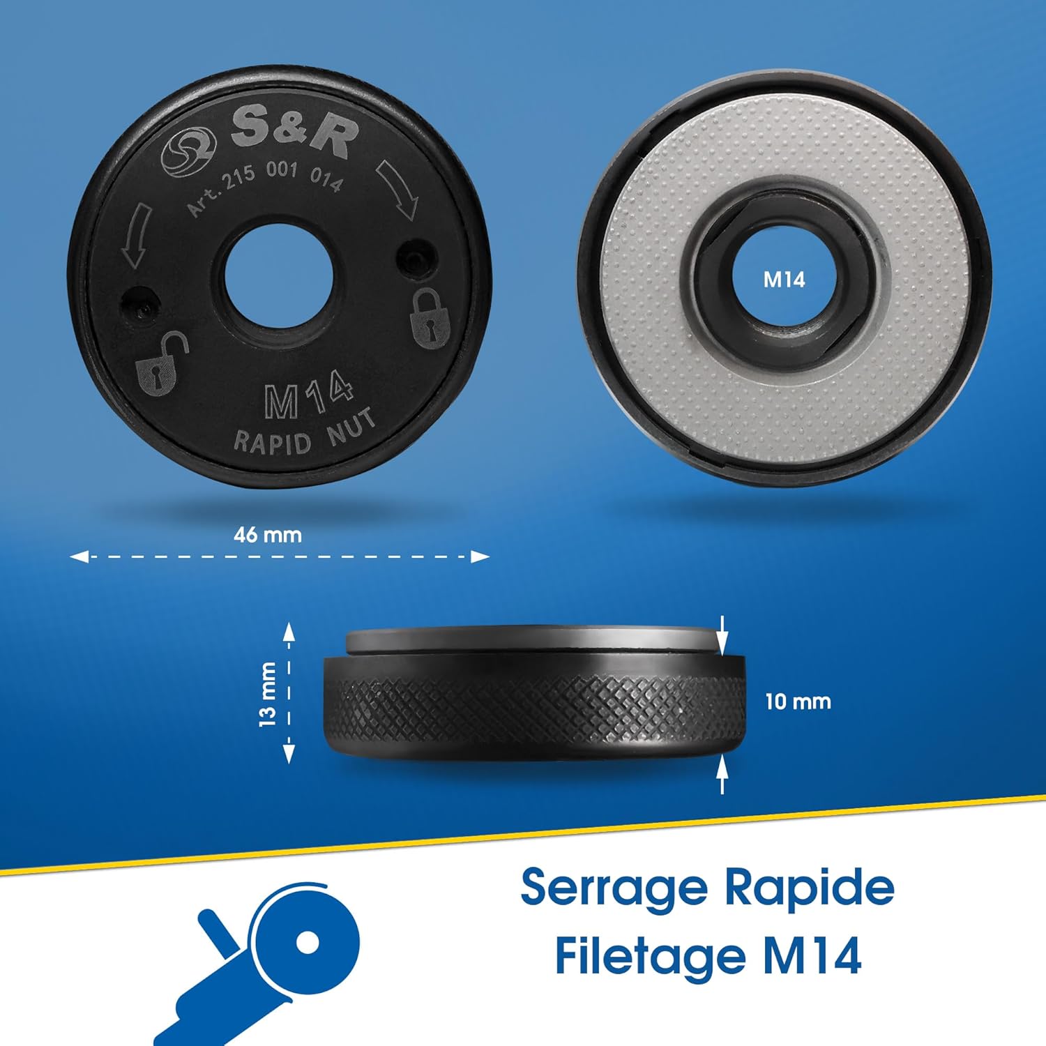Detalle 2 de S&R Écrou de serrage M14 46 mm