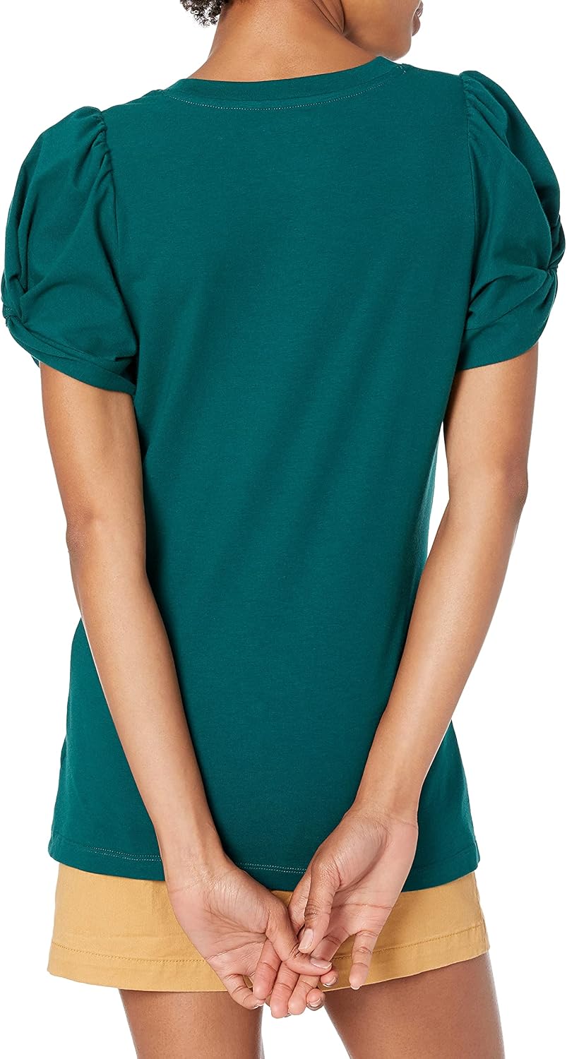Thumbnail 1 de Amazon Essentials Women’s Regular-Fit Twist Sleeve Crewneck T-Shirt