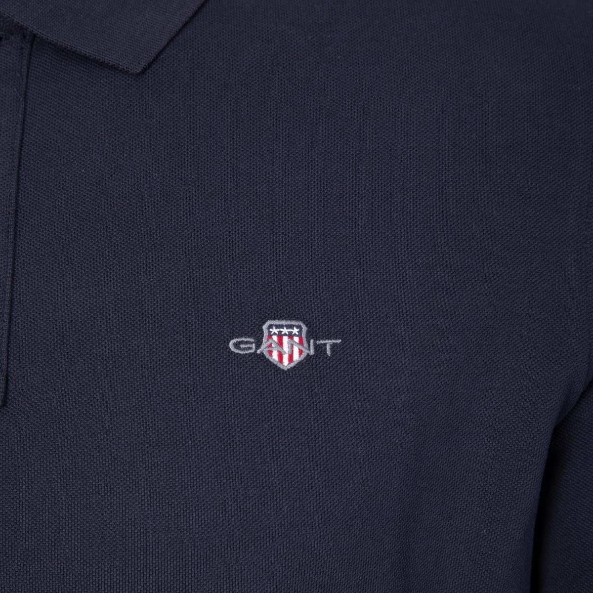 Detalle de GANT Piqué Rugby Polo – pikétröja med rugbyprofil