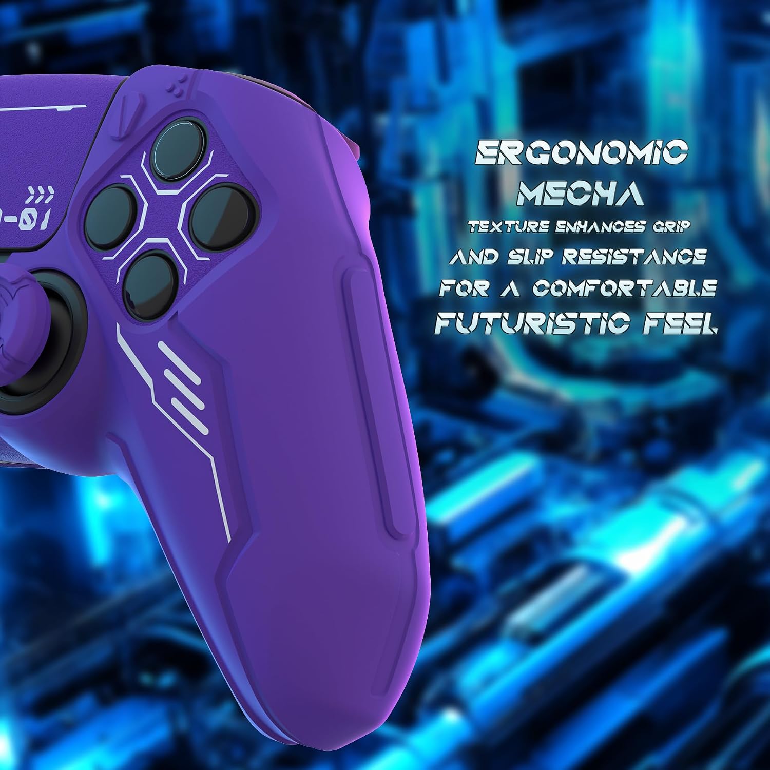 Thumbnail 5 de playvital Mecha Edition silicone cover for PS5 controller