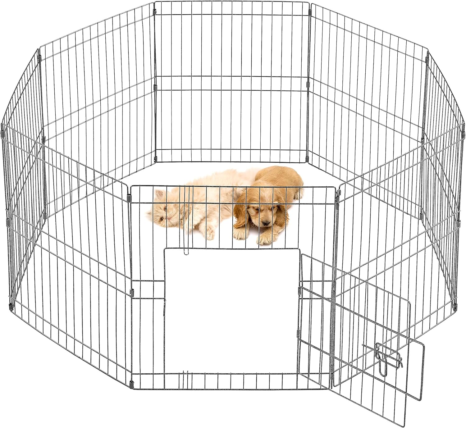 Yaheetech Welpenlaufstall 61 cm, 8-teilig