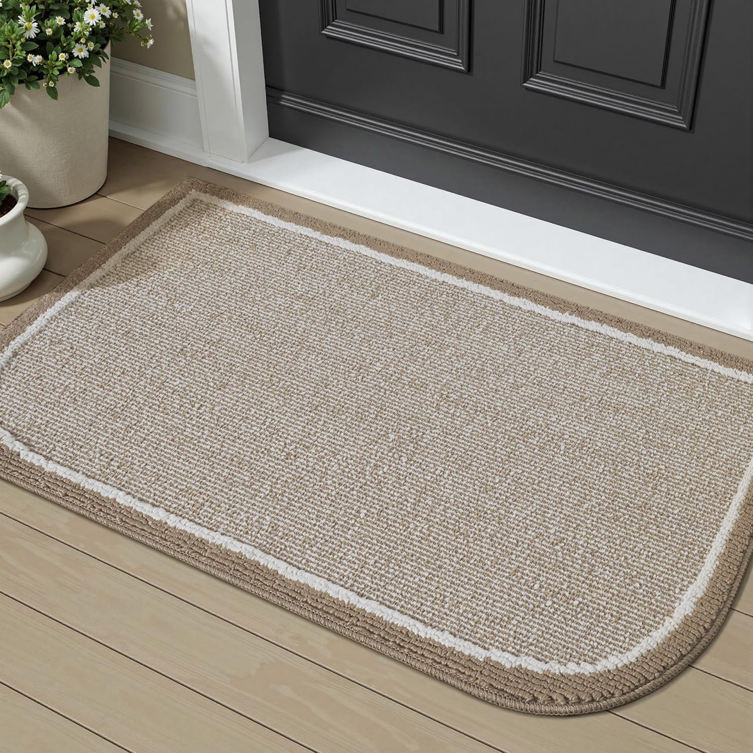 SIXHOME Zerbino ingresso 40×60 cm antiscivolo, lavabile