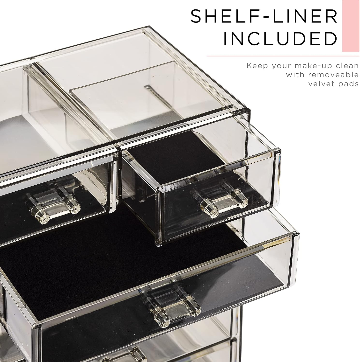 Thumbnail 5 de Sorbus Acrylic Makeup Organizer Set 6-Drawer