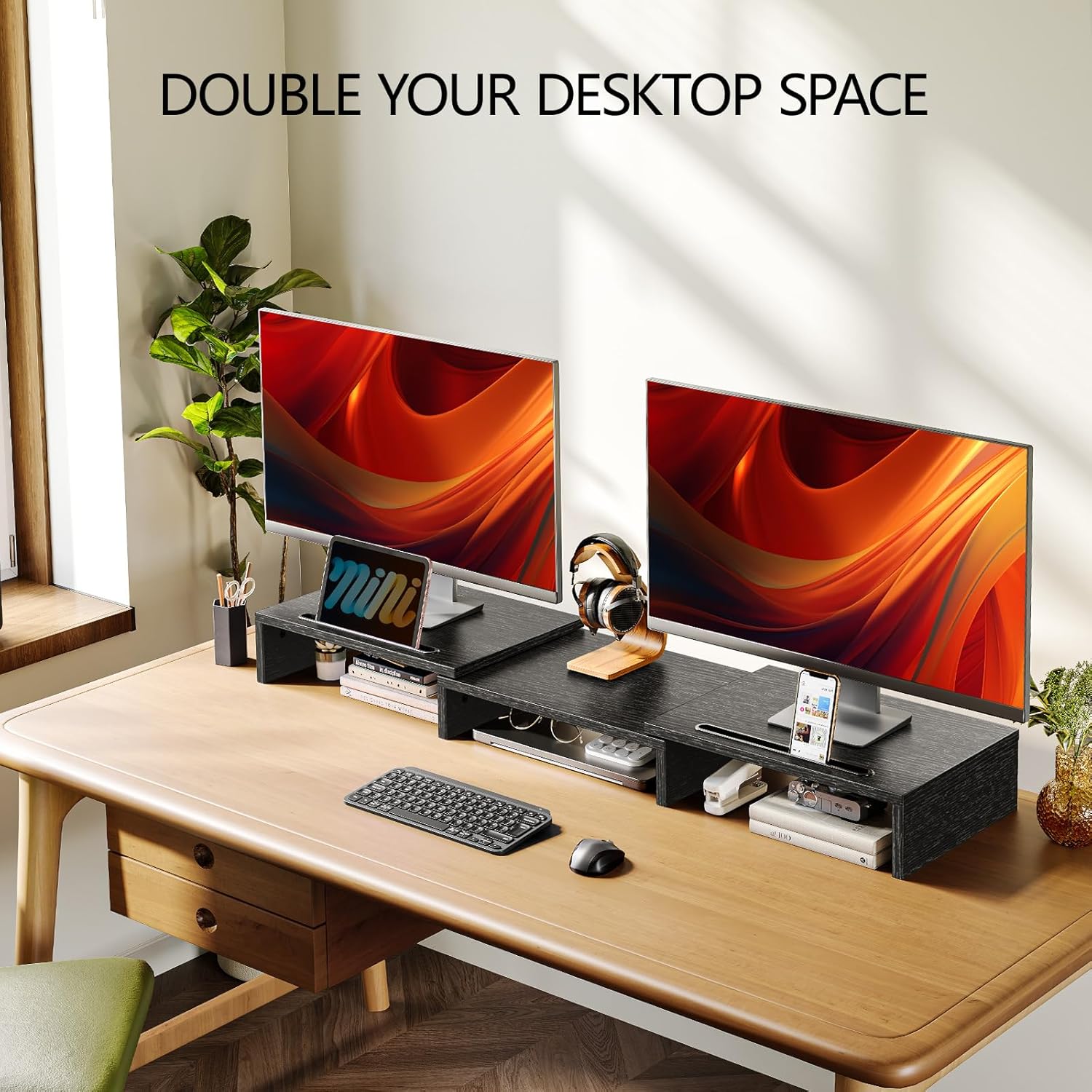 Detalle de AMERIERGO dual monitor stand 104cm