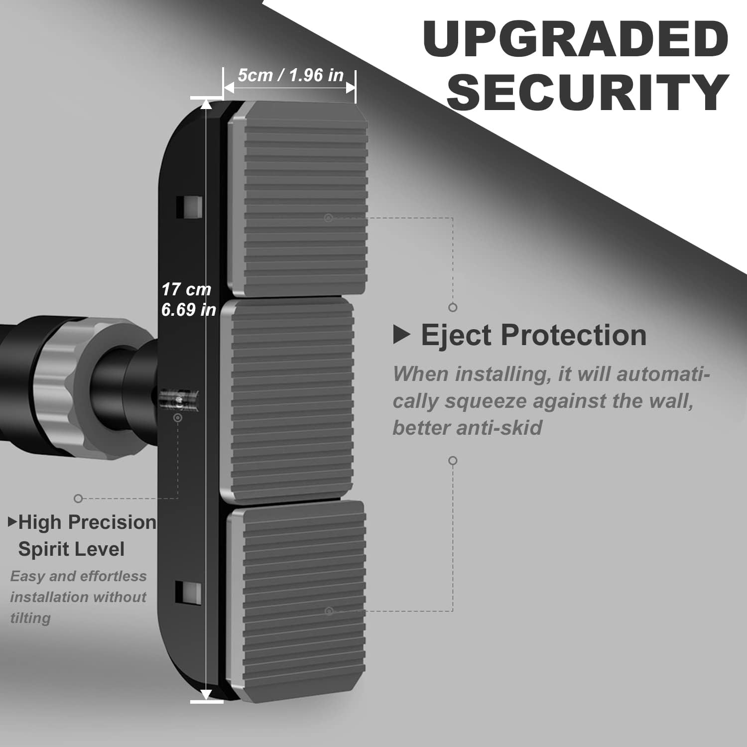 Detalle 2 de RHINOSPORT Door Pull Up Bar 72โ95 cm ๐ช