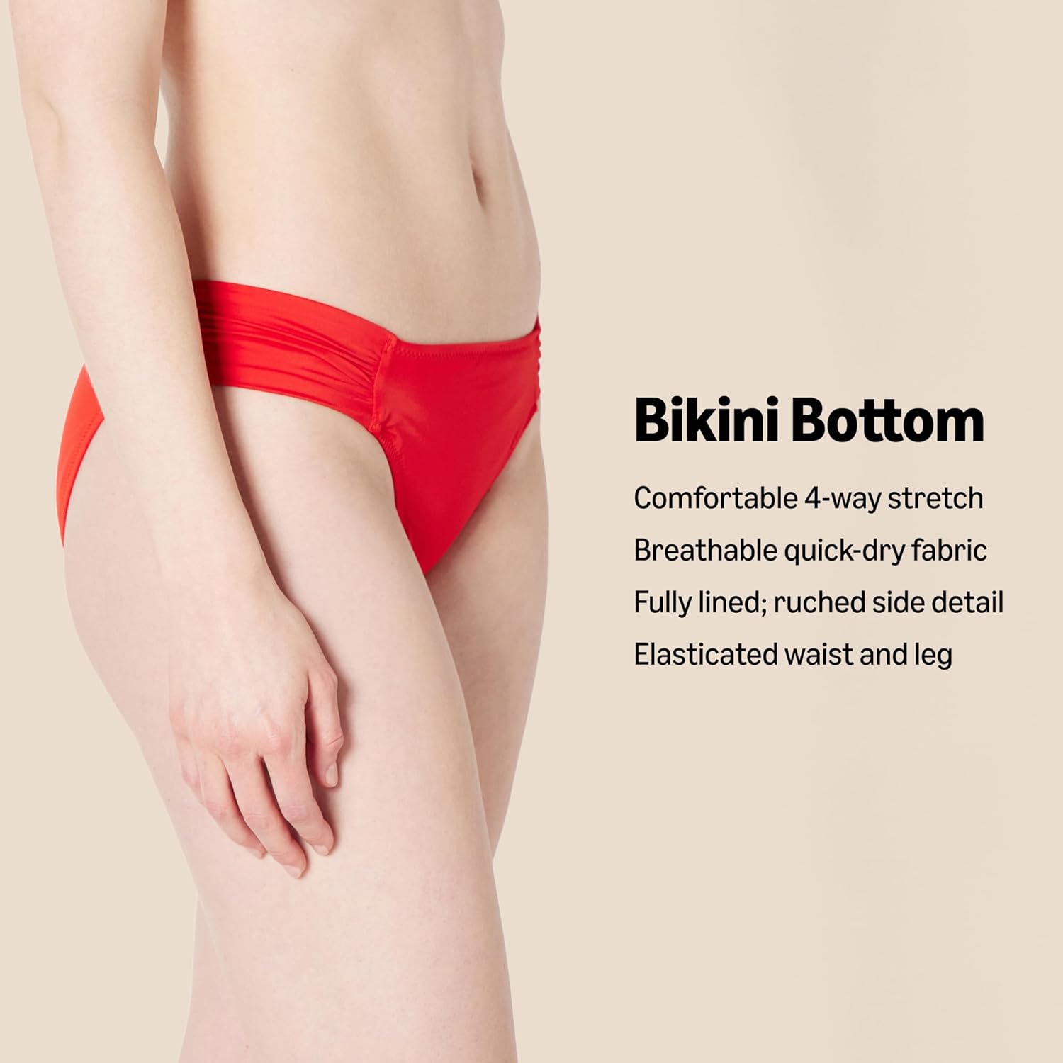Thumbnail 1 de Amazon Essentials Women’s Side Tab Bikini Swimsuit Bottom