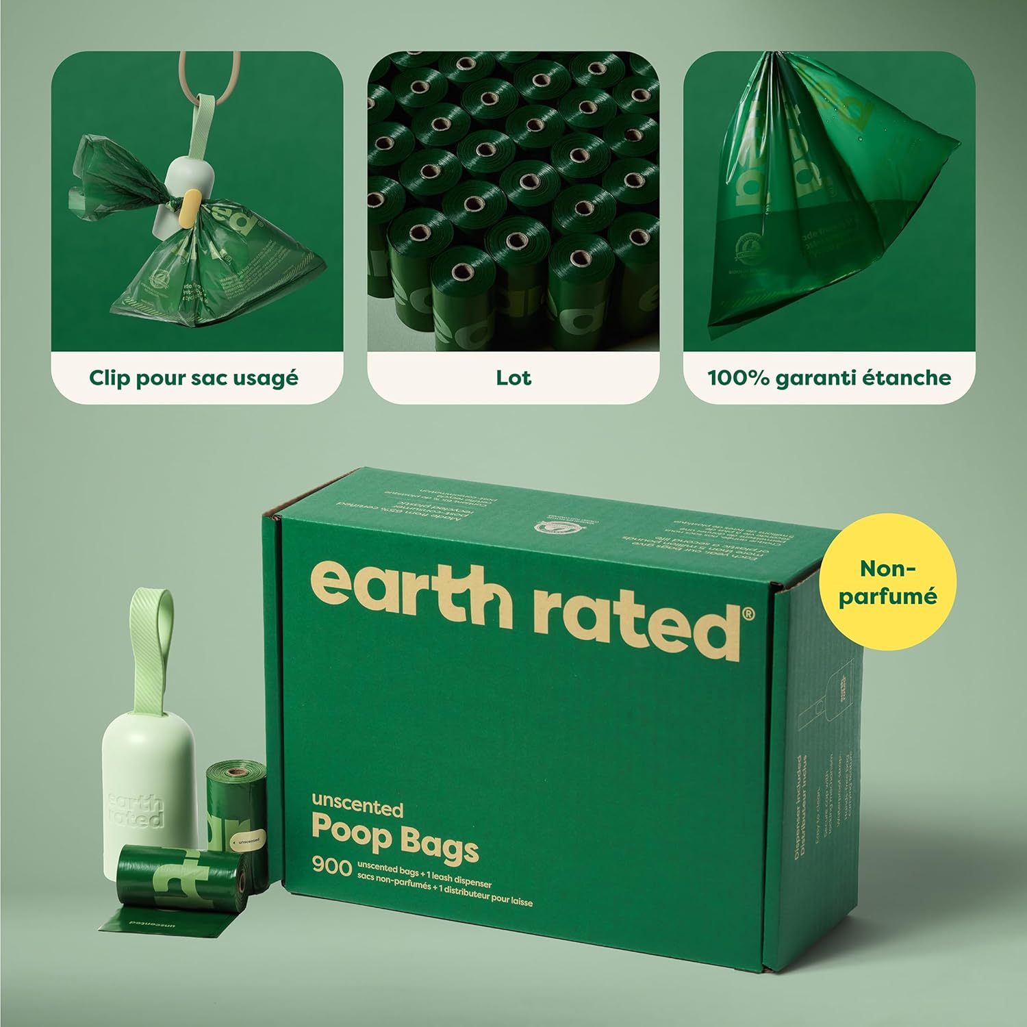 Detalle de Earth Rated Porte-sacs 900 sacs