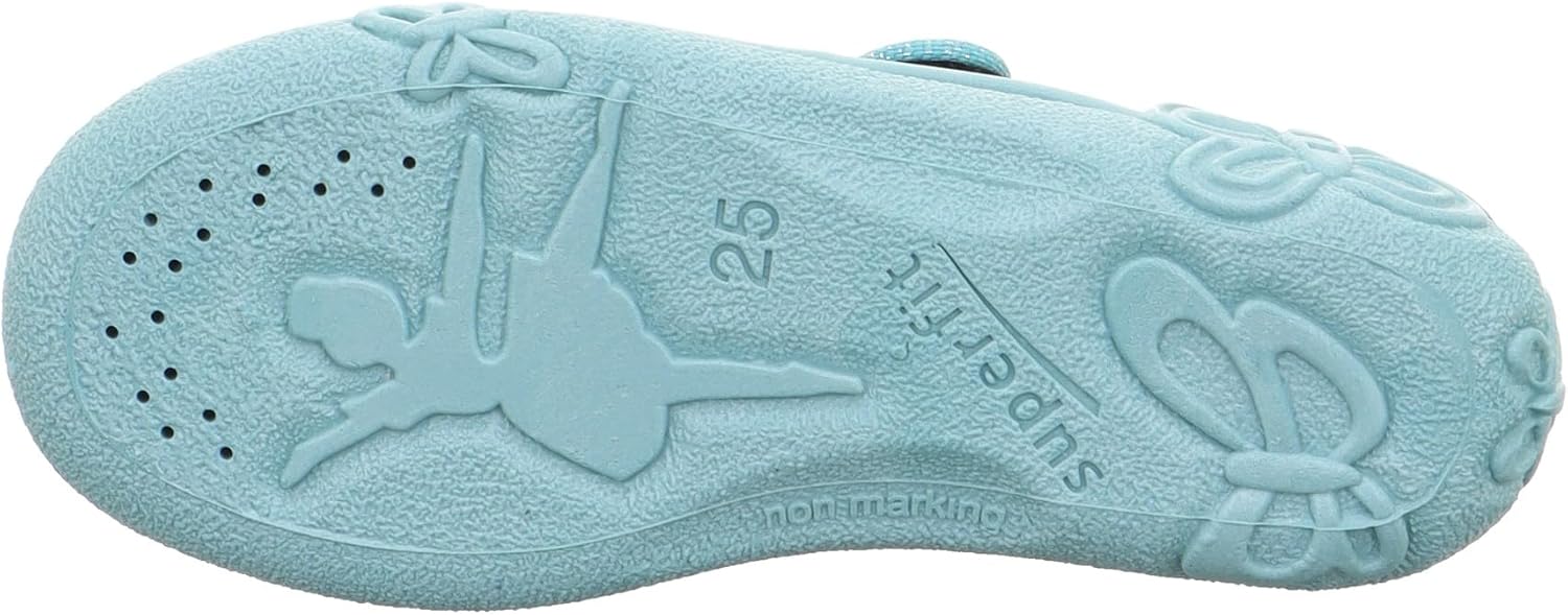 Thumbnail 3 de Superfit Mädchen Belinda Hausschuhe 1-800288Mule – strapazierfähige Baumwolle, Klettverschluss, non-marking Sohle