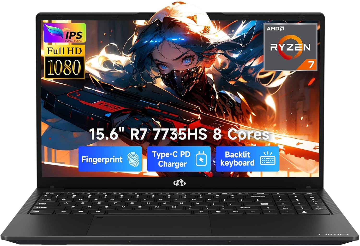 Detalle de NIMO 15.6-Inch Laptop