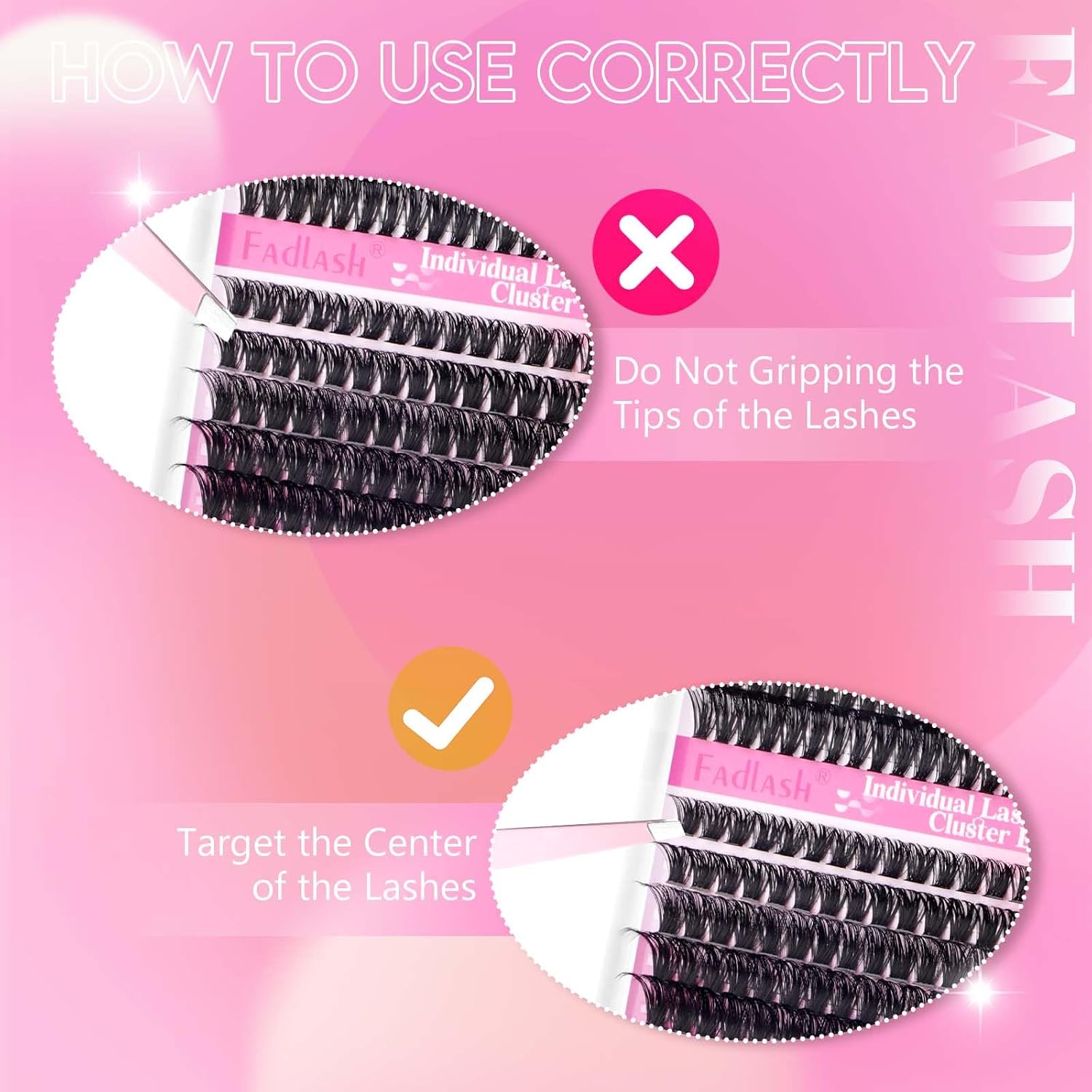 Detalle 2 de FADLASH Wimpern Einzeln 0.07C Curl