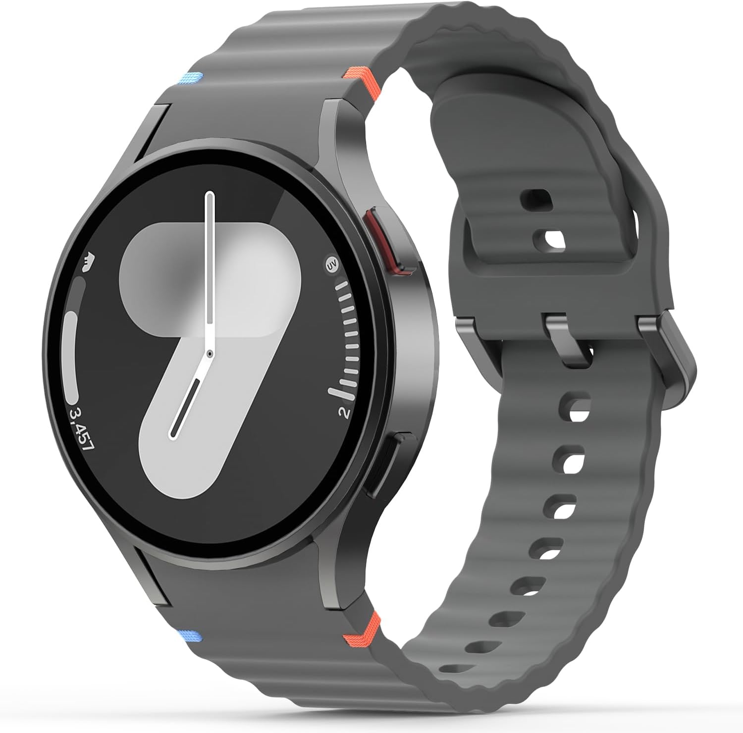 Thumbnail 6 de Yoohoo 20mm Silicone Watch Straps for Samsung Galaxy Watch 7/6/5/4 and More — Durable, breathable replacement bands